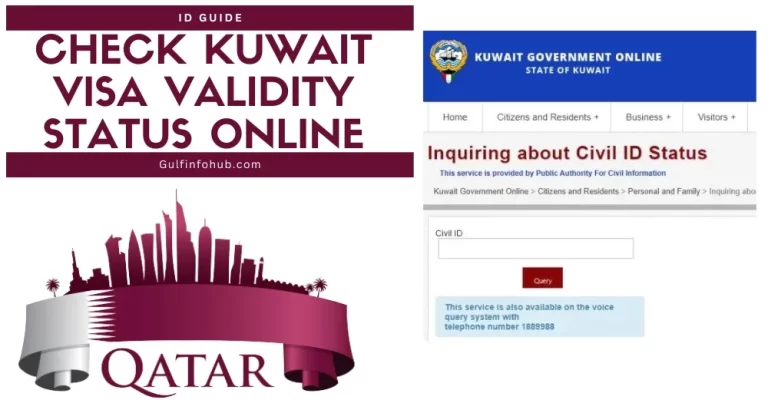 Check Kuwait Civil ID Status Online – Inquiry about PACI Renewal