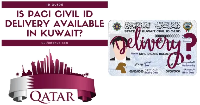 Is PACI Civil Id Delivery Available in Kuwait?