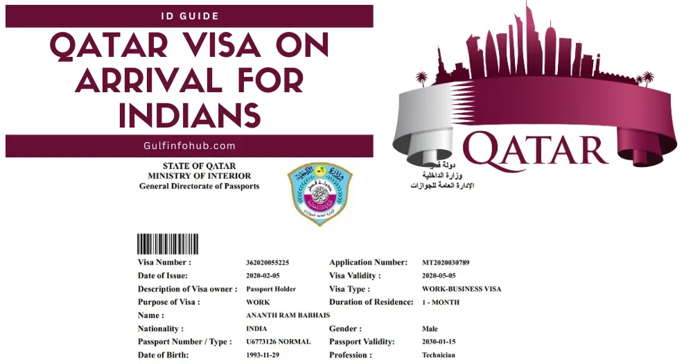 Qatar Visa on Arrival for Indians